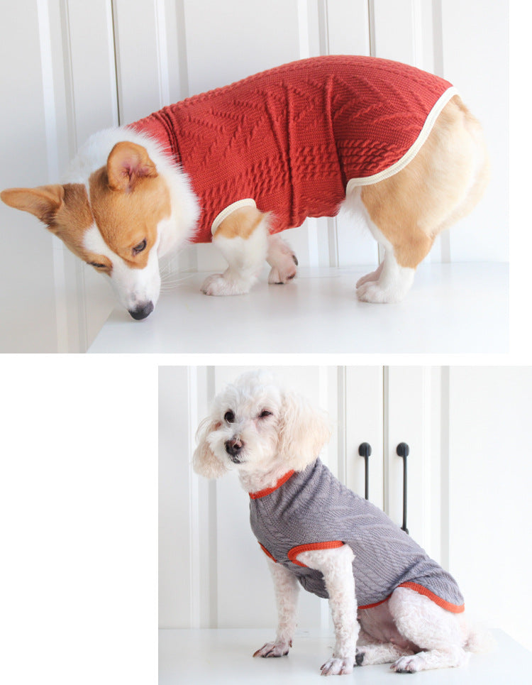 Vintage Twist Pet Sweater